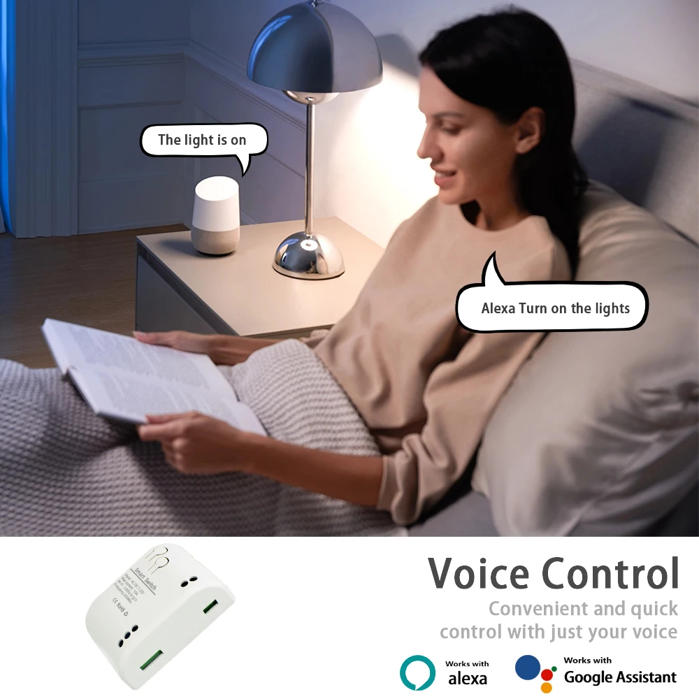Приложение Tuya Smart Life, Wi-Fi, контроллер открывания гаражных ворот, таймер, монитор открытия/закрытия ворот, голосовое управление с помощью Alexa Google Home
