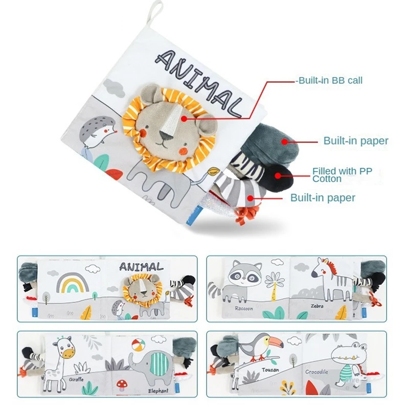 Развивающие игрушки для детей 0-12 месяцев Монтессори