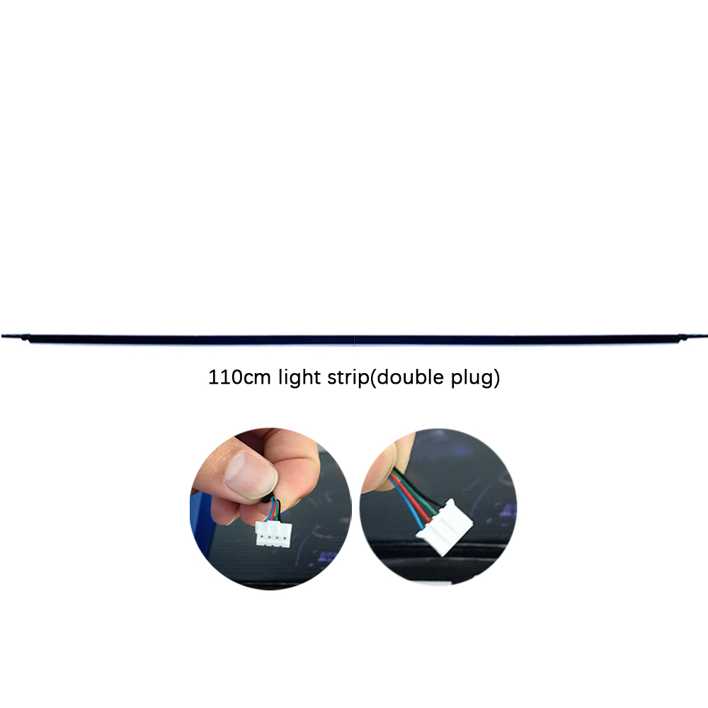 64 สี Ambient Light อะไหล่ Auto parts 35/75/110 ซม.แถบหลัก/Sub Controller สายไฟต่ออุปกรณ์เสริมสําหรับรถยนต์