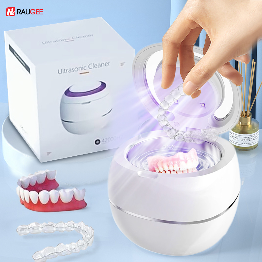 Ultrasonic Cleaner for Denture Tooth Ultrasonic Cleaning Machine for Retainer Jewelry Watche  UV Ultra Sonica Cleaning