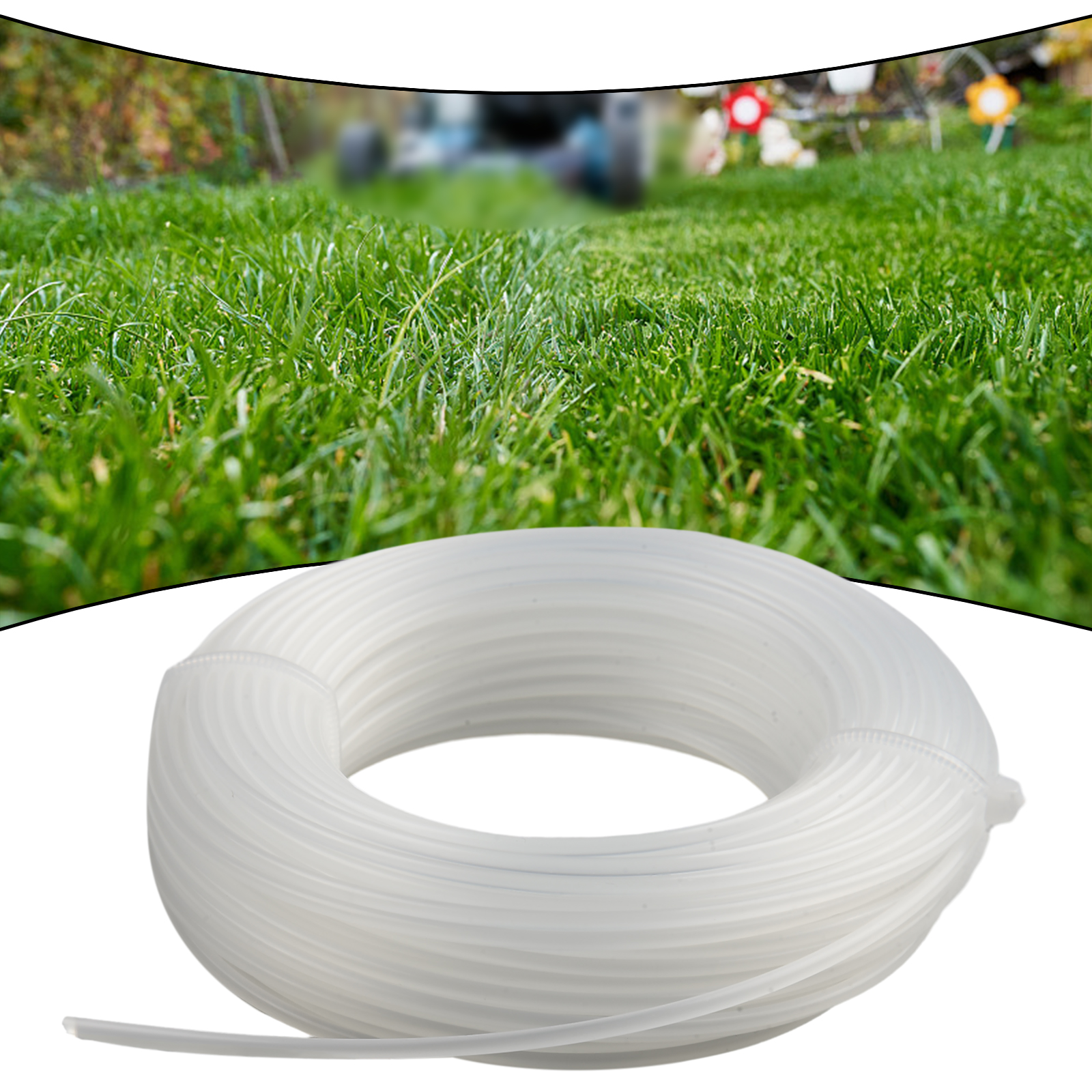 1 Roll 20M 1.6/2.0MM String Trimmer Line Nylon Grass Trimmer Rope Brush Cutter Strimmer Line Mowing Wire Lawn Mower Accessories