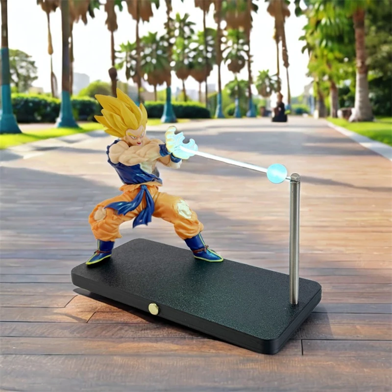 Персонажи аниме DRAGON BALL Z Son Goku модель лампы Super Saiyan одна фигурка мальчик игрушка подарочная коллекция украшений
