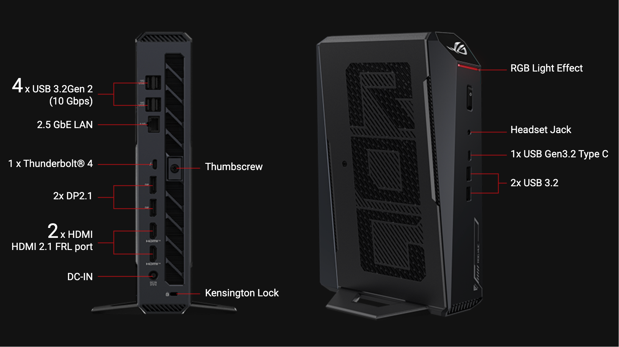 ¡Nuevo! NASUS ROG NUC (2025) Intel Core Ultra 7 NVIDIA GeForce RTX 5060, 32GB DDR5 RAM 1TB Refrigeración de triple ventilador |   4K Listo |   WiFi 7 |