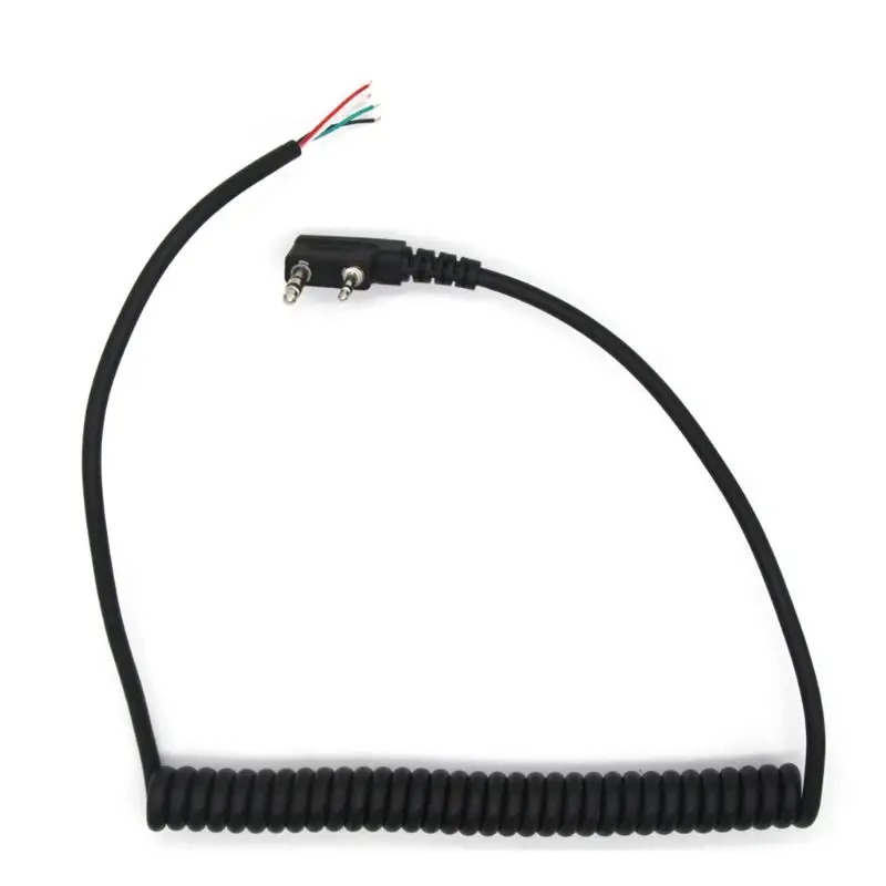 K Heat Speaker Mic Walkie Talkie Speaker Cable for baofeng UV5R for kenwood TK-240 B95D