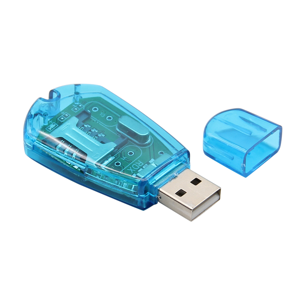 1pc Mini USB Sim Kartenleser USB SIM Kopie/Cloner Kit SIM Karte Tragbare Reader GSM CDMA SMS backup + CD Kartenleser