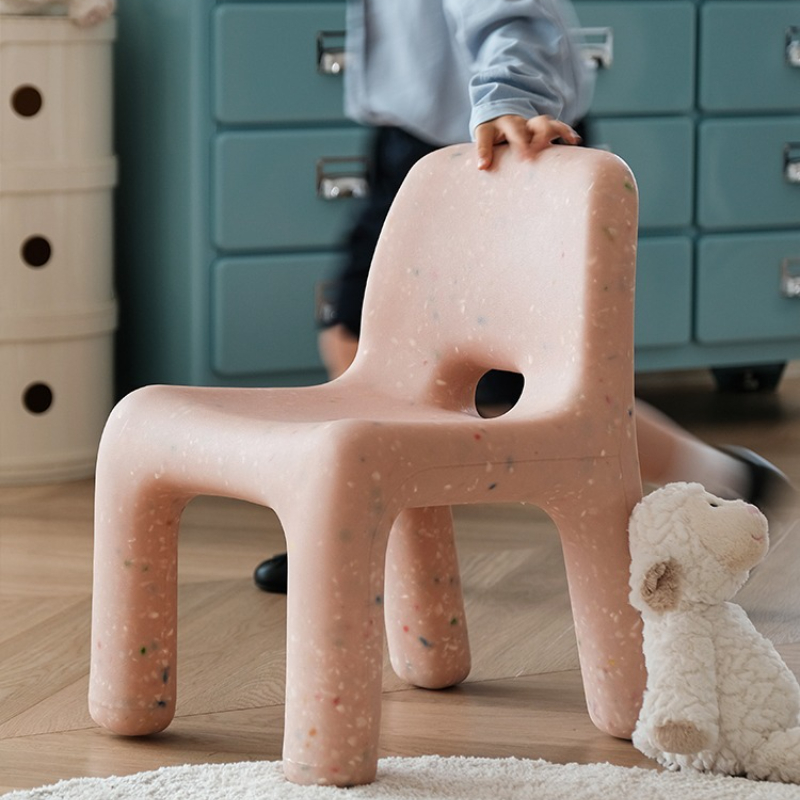 Nordic Kids Plastic Desk & Chair Set | Creative Small Writing Table for Living Room/Study | School Furniture