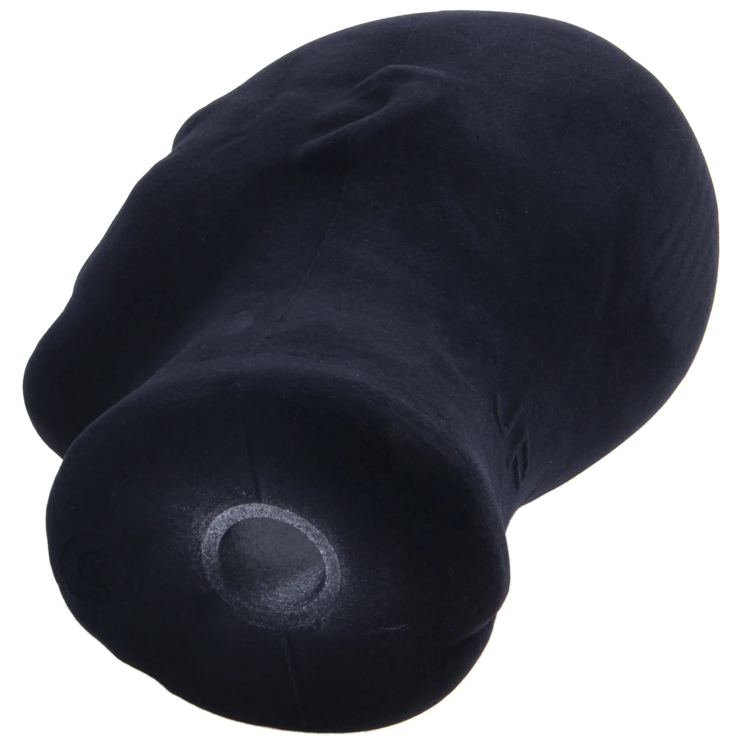 Polystyrene Black Foam Men Model Mannequin Head Dummy Stand Shop Display Hat, 2 x BLACK