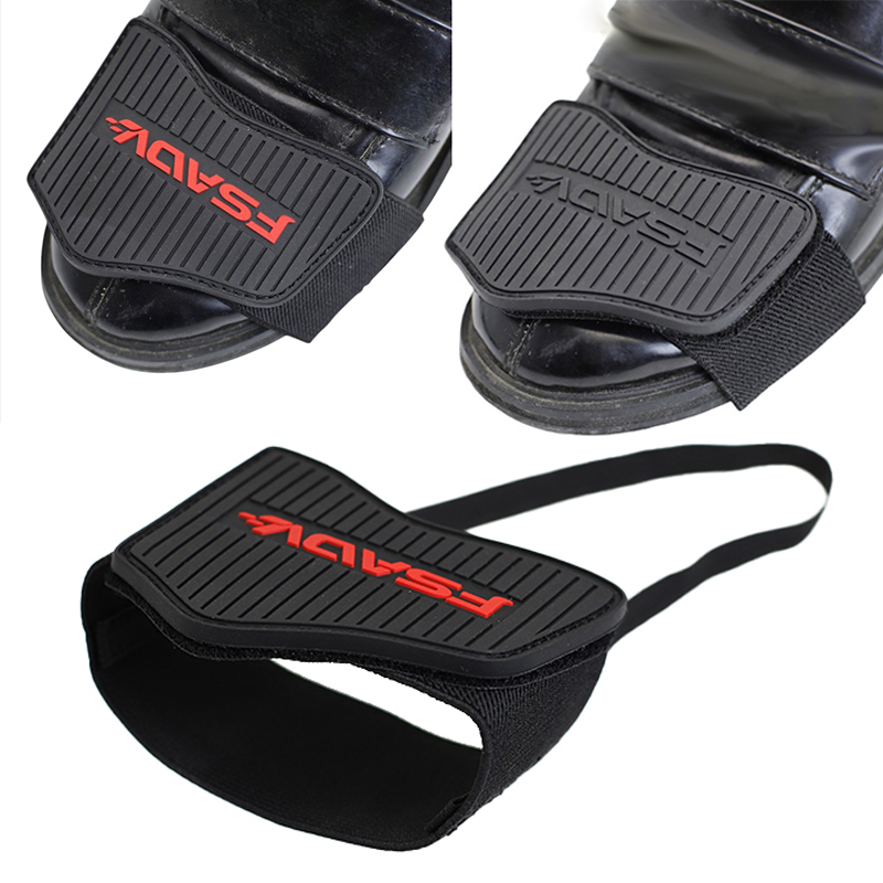 Motorrad-Schaltpolster, Getriebe-Schuhabdeckung, langlebig, leicht, Stiefelschutz, verstellbar, zum Reiten von Moto-Zubehör