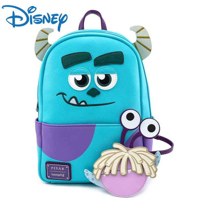 Loungefly Disney Sully z etui Boo Cosplay damska podwójna torba z pasek na ramię torebka Mini plecak