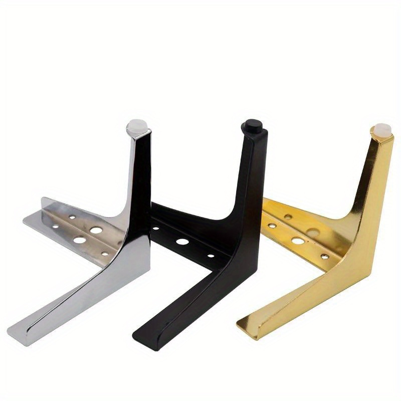 4 Stück moderne Möbelbeine Metall Gold Schwarz Eisen Sofafüße für Tisch Bett Stuhl Schreibtisch Kommode Schrank Unterstützung Möbelbeschläge
