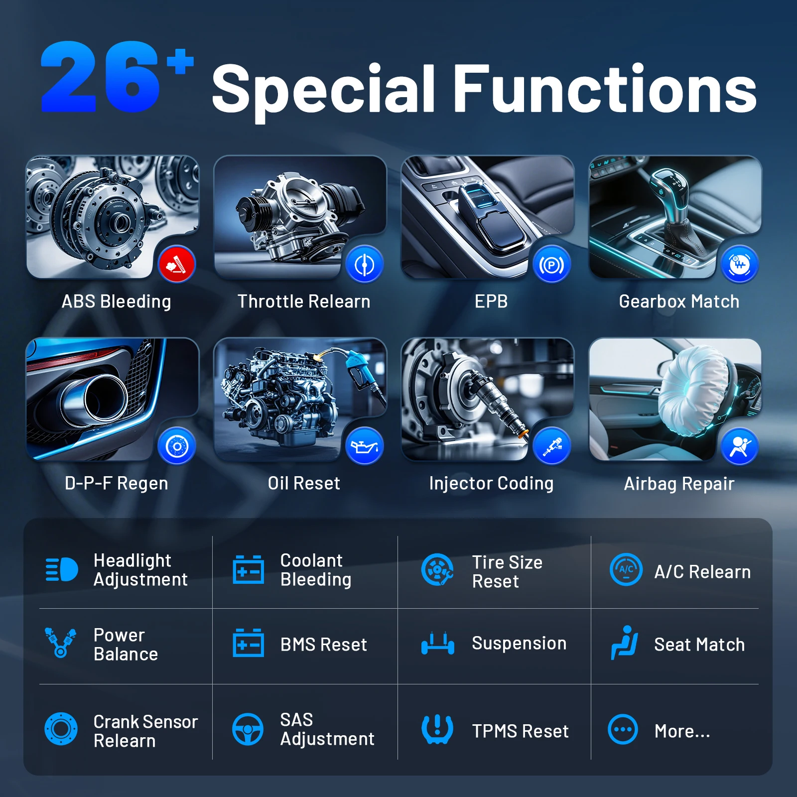 XTOOL A30M OBD2 Scanner Bluetooth outils de Diagnostic Scanner automobile mise à jour gratuite à vie bidirectionnelle CAN FD FCA 26 + réinitialisations