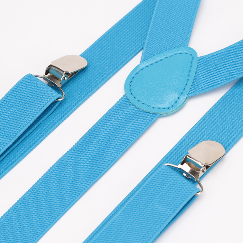Unisex elastische lederen bretels bretels mannen vrouwen cadeau zwart blauw rood verstelbare bandjes voor bruiloft pak rok accessoires
