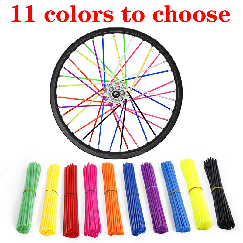 36/72 stuks fietsspaakholster band decoratieve velg beschermhoes beschermhoes, geschikt voor fietsen en motorfietsen