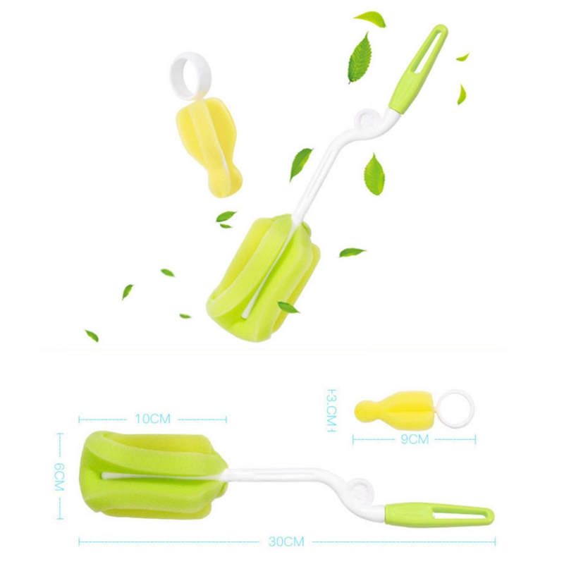 Babyfles Schoonmaakmiddel Bekerreiniger Met Sterke Ontsmetting Spons Cup Borstel Plastic Handvat