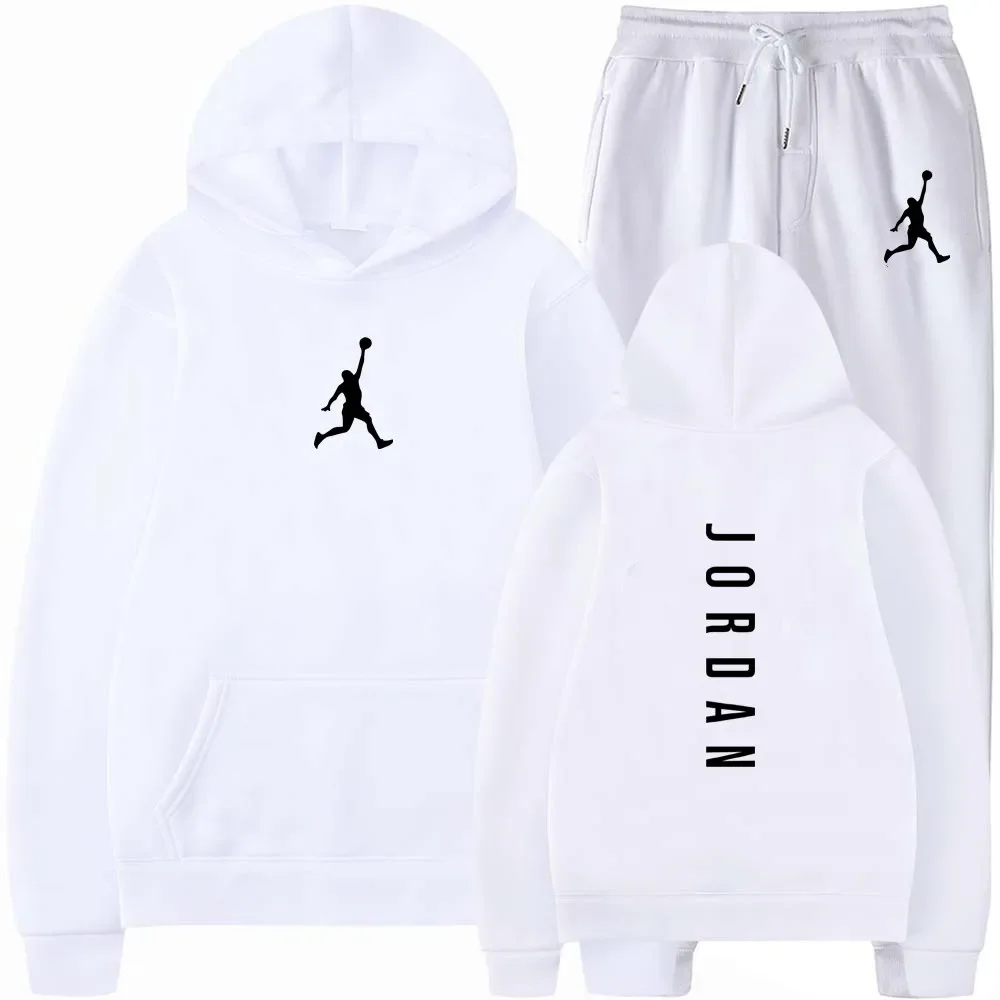 Moda masculina moletom com capuz para homem terno masculino outono 2025 feminino homem define agasalho feminino moletom com capuz + moletom