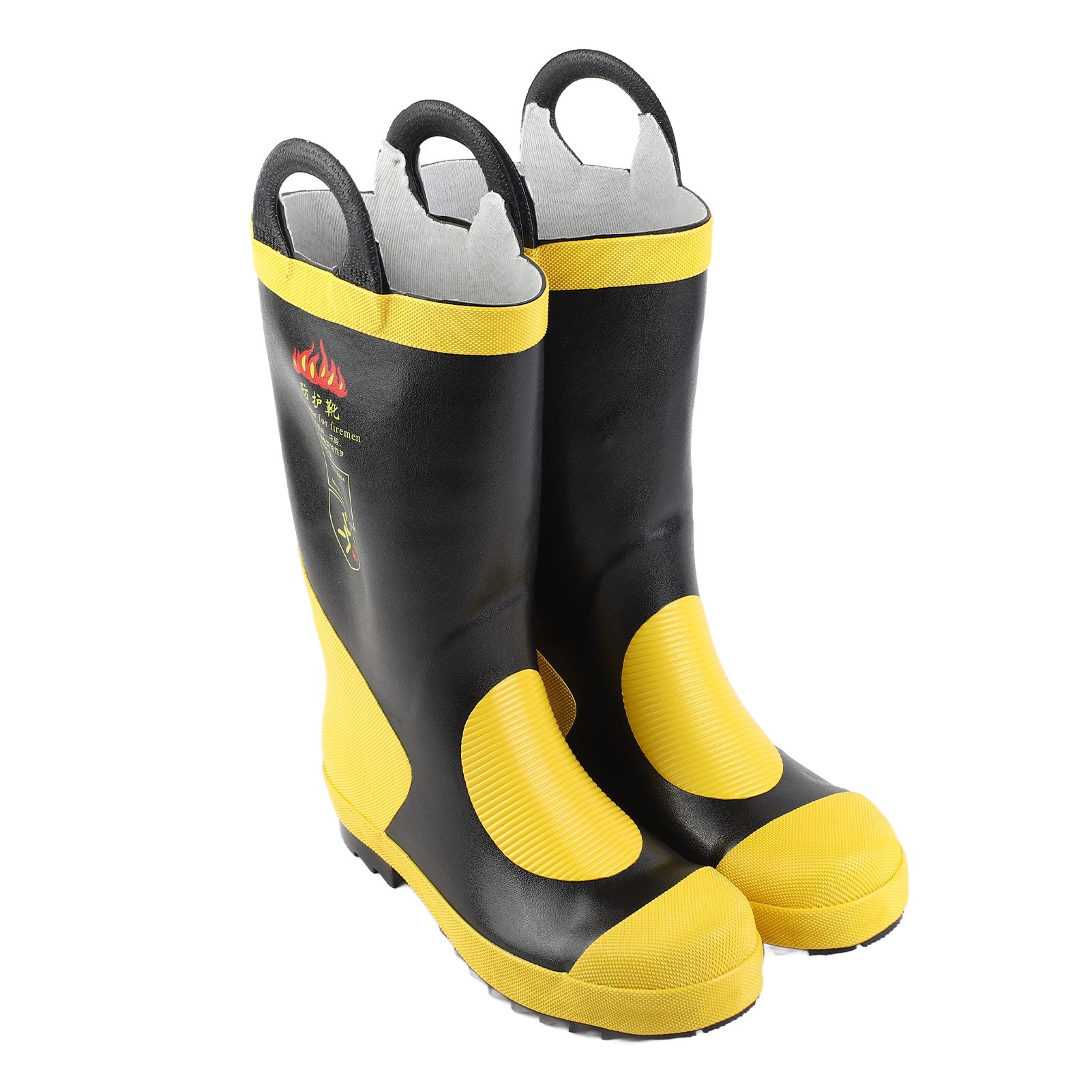 Emergency  High Boots Heat Proof Insulation Non Slip Rubber  Protective Boots Rubber Protective Boots