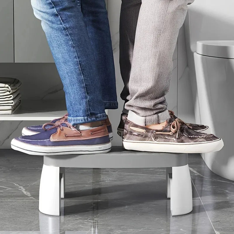 1 x dicker, rutschfester Toilettenhocker – ergonomischer Hockfußhocker für Badezimmer, Hock-Töpfchen für Erwachsene ​
