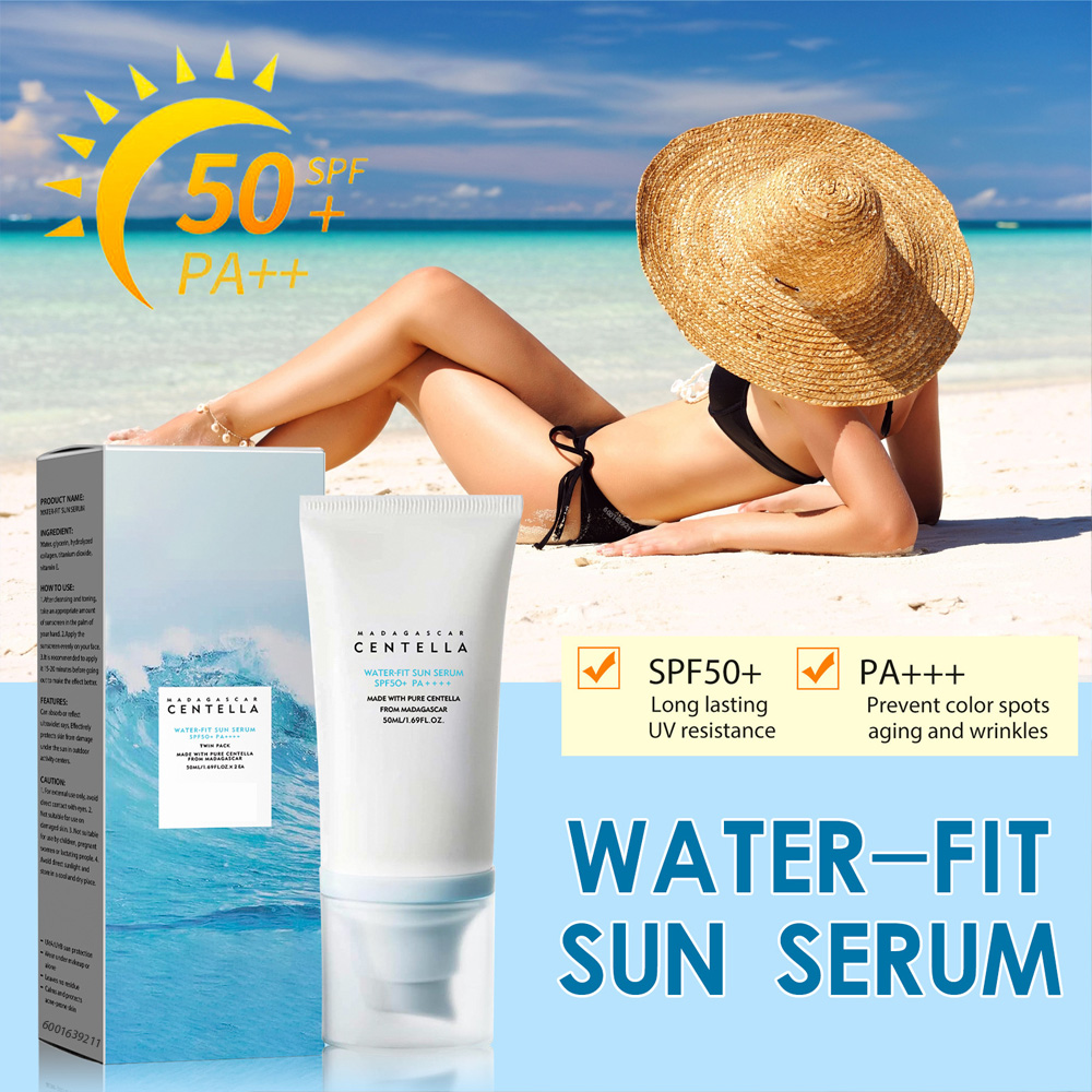 Nuovo SPF50 + Protezione Solare Coreano Viso Corpo Impermeabile 50ML Anti UV Idratante Crema Solare Viso per Le Donne Degli Uomini Sport All'aria Aperta Viaggi