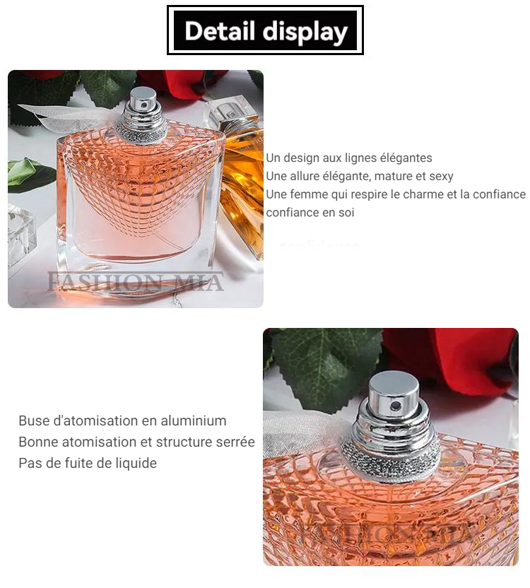 Sexuellement Original Belle Vie pour Femme, True Love Rose, sexuellement Durable, Frais, Naturel, Tempérament Romantique, 75ml