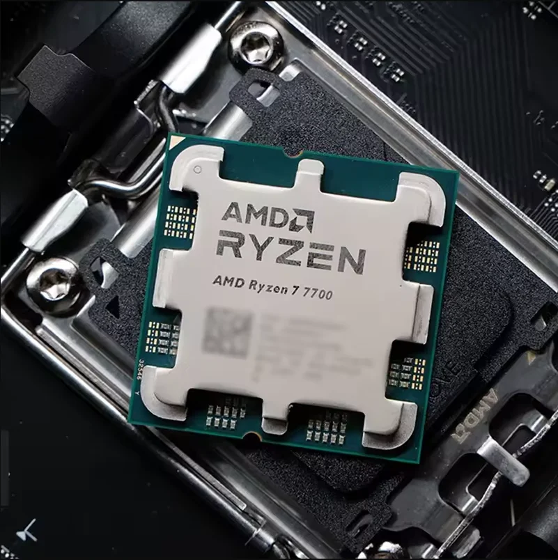 Procesador AMD Ryzen 7 7700 5,3 GHz 8 núcleos 16 hilos 40 MB de caché de juego 5NM TDP 65W AM5 CPU para juegos Socket
