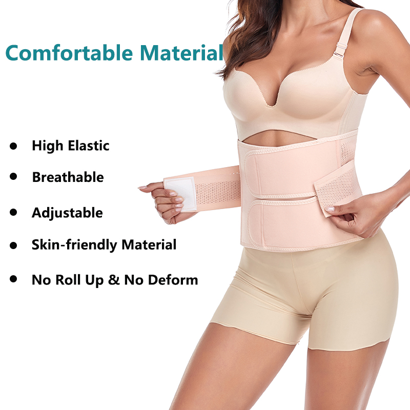 Faja posparto, cinturón de recuperación de sección C, soporte para la espalda, envoltura para el vientre, banda para el vientre, ropa moldeadora, carpeta Abdominal, Cinchers postoperatorios