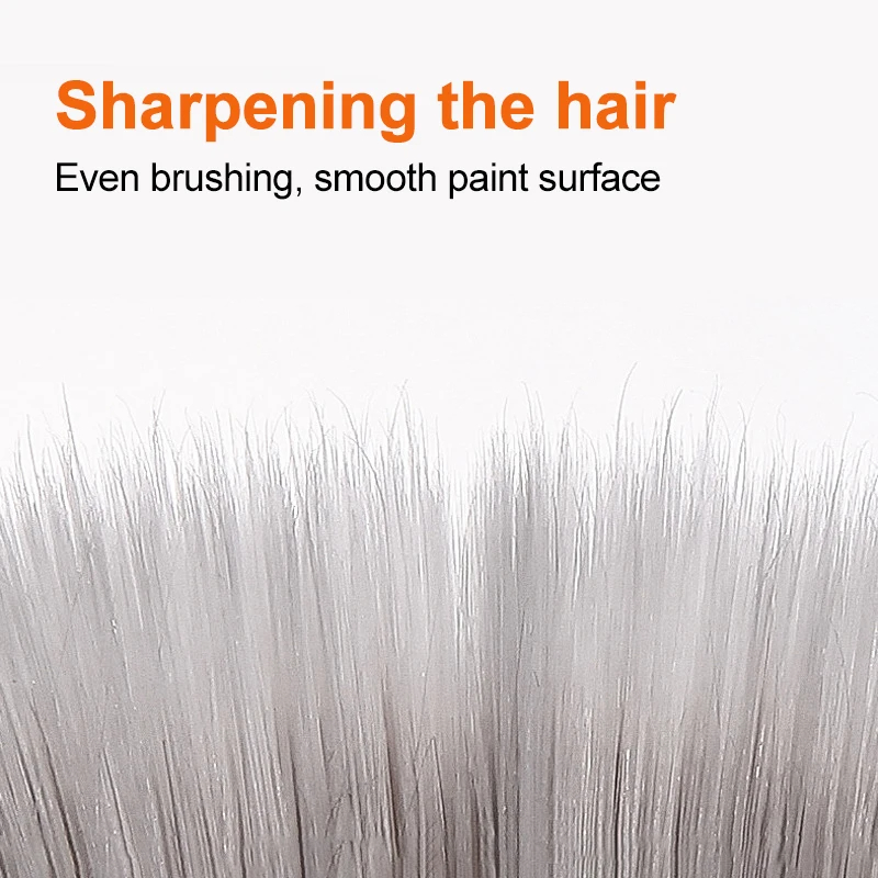 1/1.5/2//2.5/3/4/5/6 インチペイントブラシ ABS ハンドルソフトヘアブラシアーティストペイントブラシ壁と家具ペイントツール