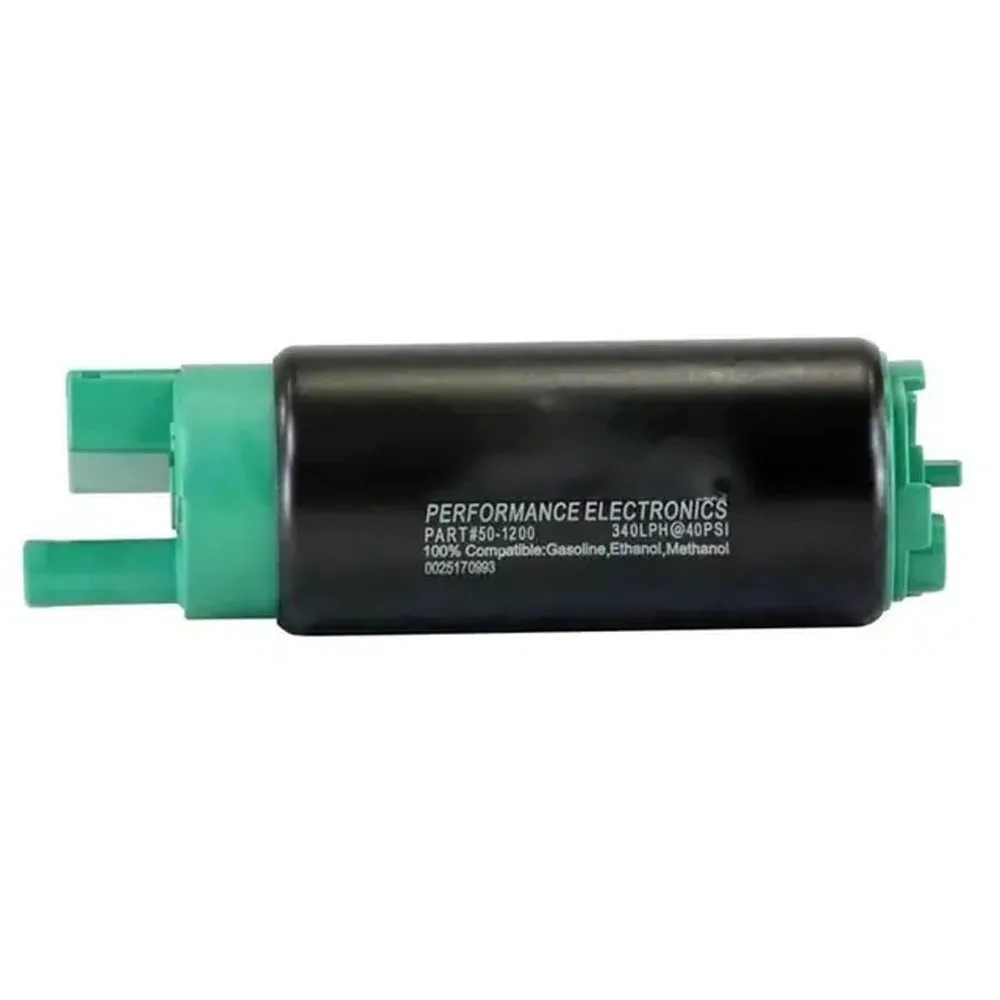 HIGH FLOW IN-TANK FUEL PUMP E85/ COMPATIBLE 340LPH (OFFSET INLET) 50-1200 With for AEM Sticker