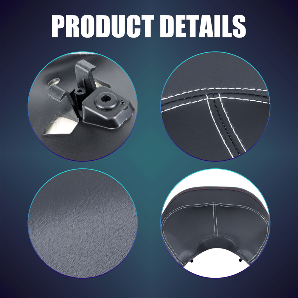 219400795   Schwarzer Fahrer-Komfortsitz für Can-Am Ryker 600 Ryker 900 2019–2023