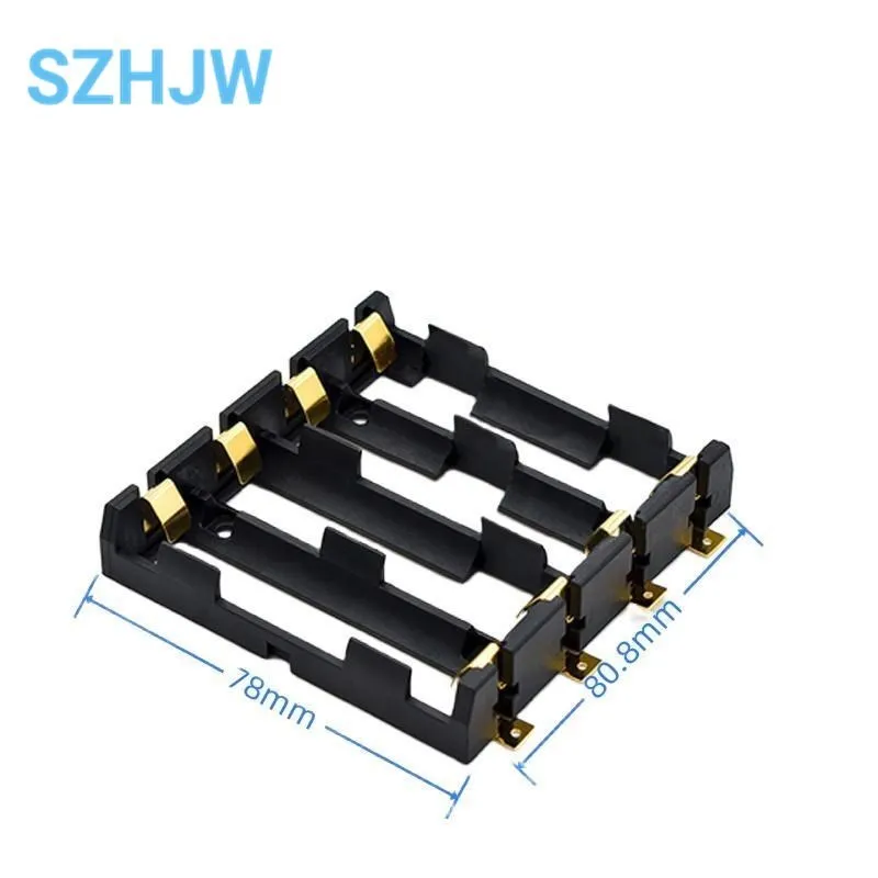 1x2x3x4x 18650 SMT Battery Holder 18650 SMD Battery Box Storage Case Container Power Bank With Bronze Pins Rechargeable SMT