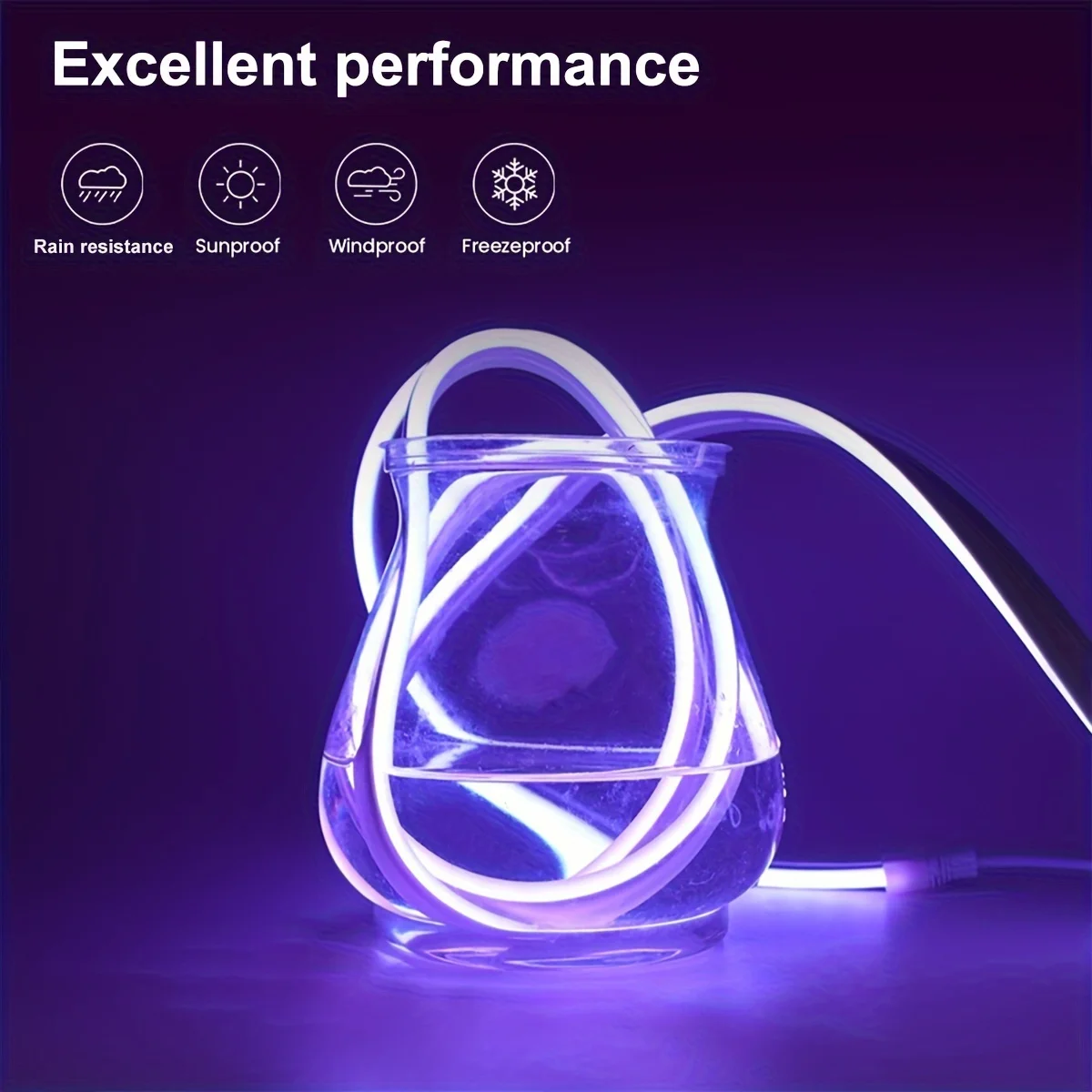 108Leds/M USB RGB Led Neon Strip Light Smart Tuya Wifi Bluetooth Diy Flexible Ribbon 5V Waterproof 1M/2M/3M/5M Neon Rope Lights