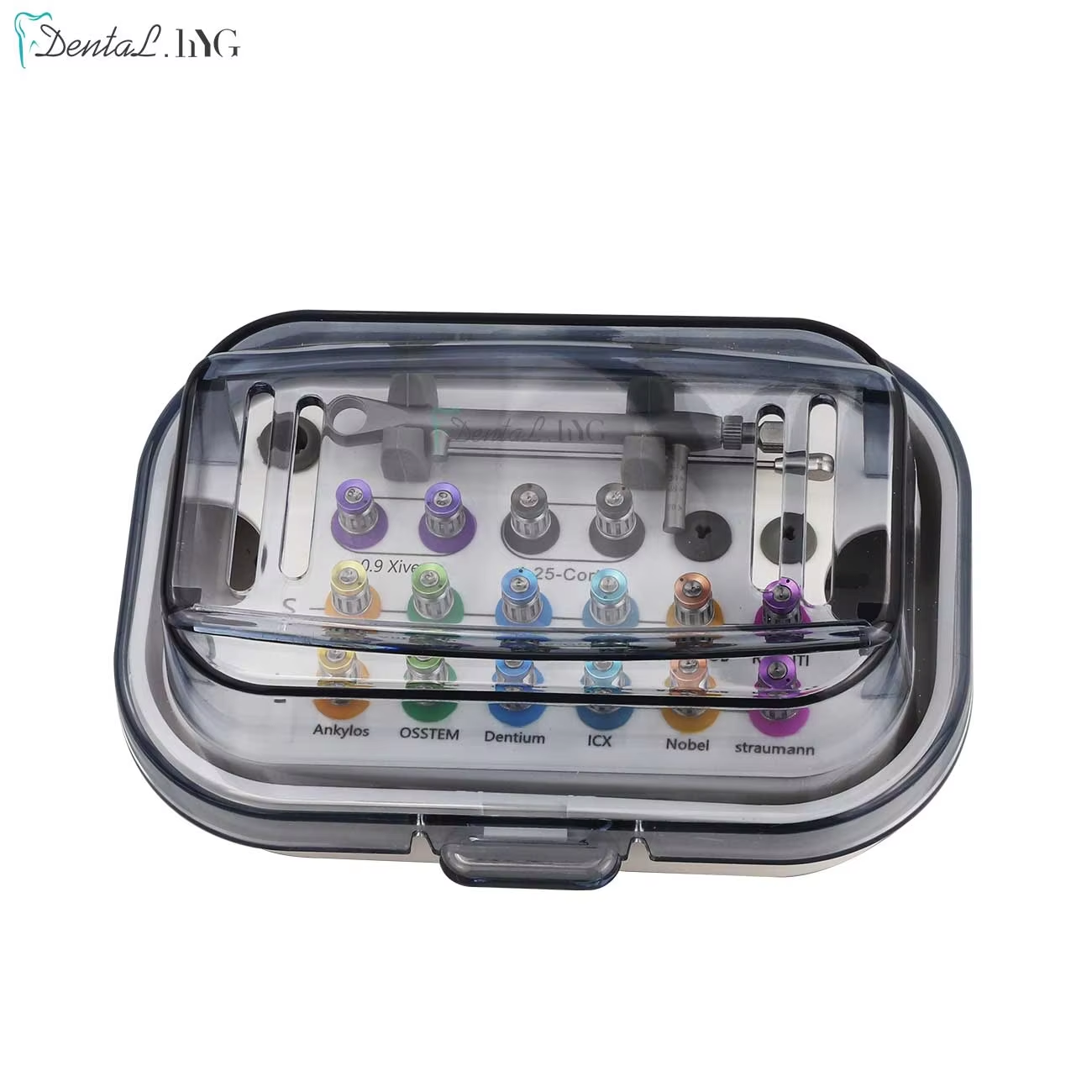 歯科用インプラントトルクレンチ,ユニバーサル修復ツールキット,ラチェット,10-70ncm,16個