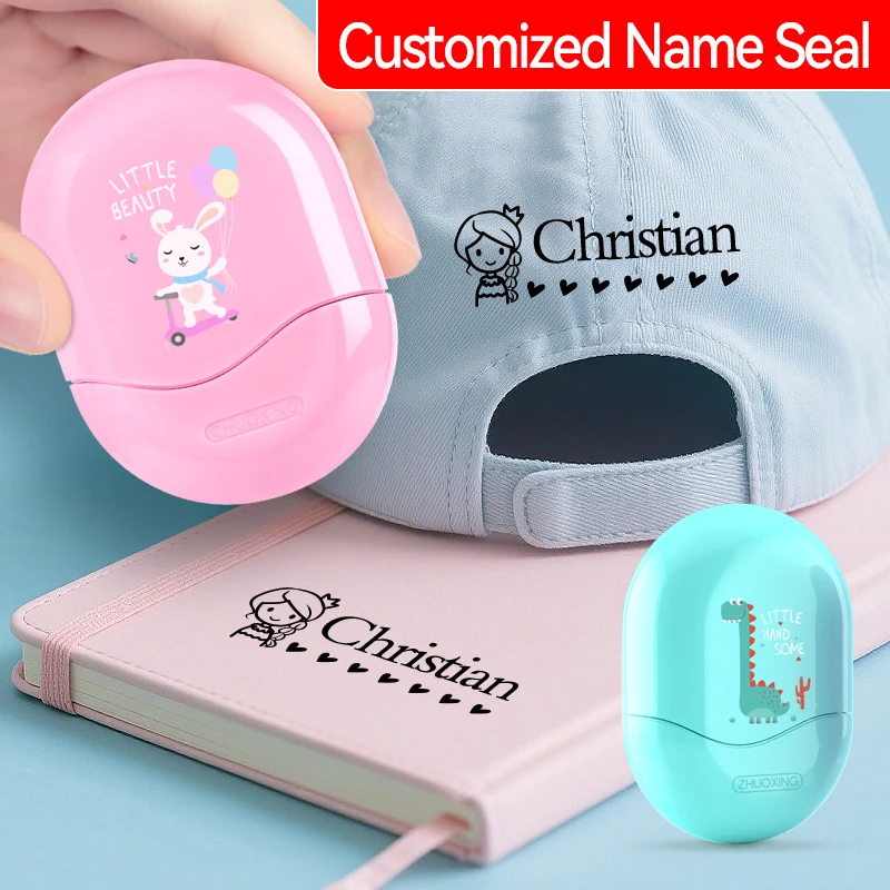 Personalisierter individueller Namensstempel für Babys – wasserfestes Tintensiegel für Schulreisen, Kindergarten, langlebiges, lichtechtes Spielzeuggeschenk