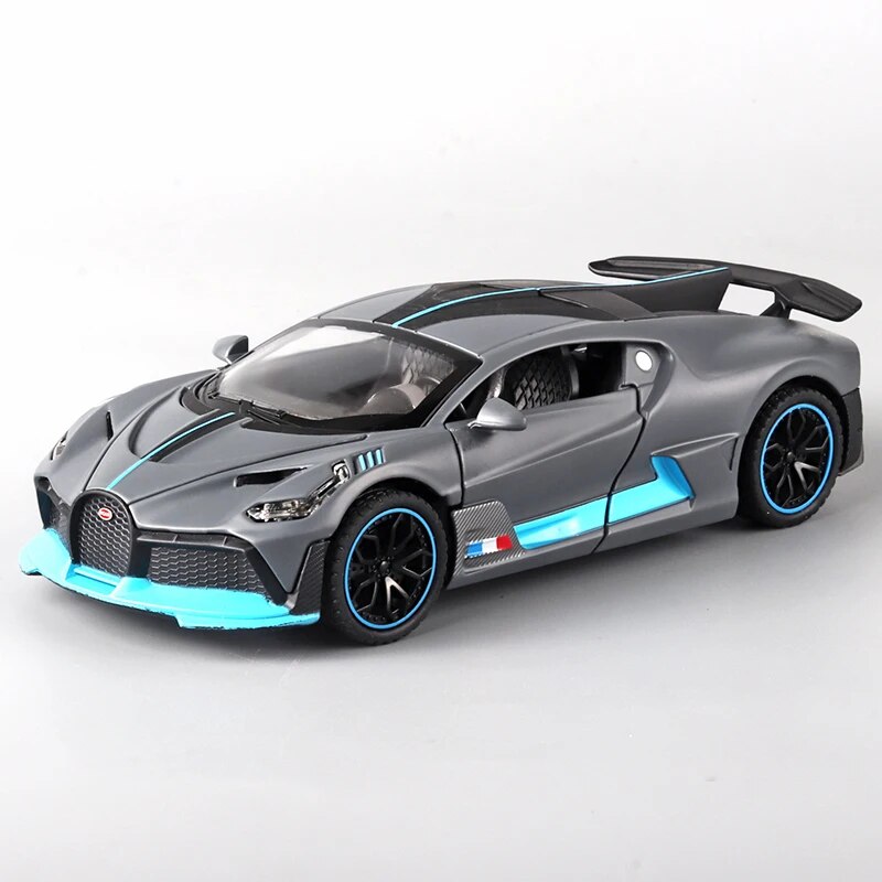 Model voor Bugatti Metalen Voertuig Racing Legering Model Auto Miniatuur Diecast 1:32