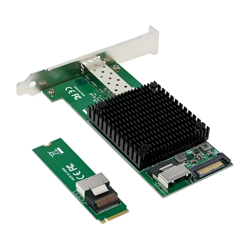 SFP + M.2 10G для чипа 82599 EN, сетевой адаптер Ethernet с одним портом