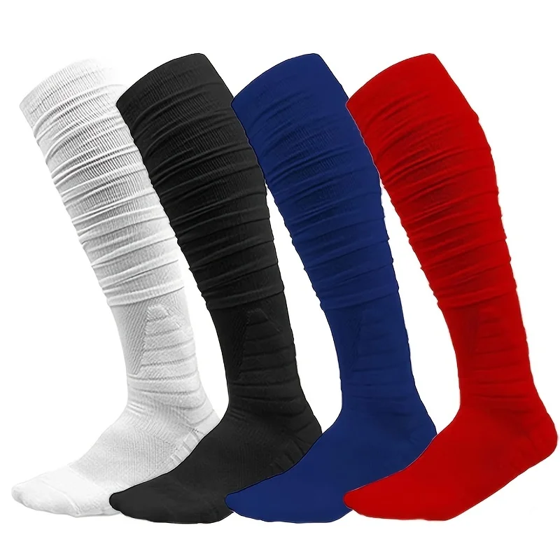 Calcetines de fútbol transpirables para hombre, calcetín absorbente de sudor para Foot Super Bowl, 1 par