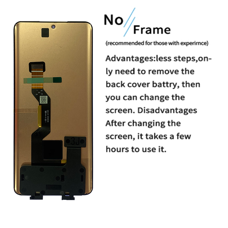 AMOLED 6.7 "untuk Motorola Edge 50, suku cadang pengganti perakitan Digitizer layar sentuh Ultra LCD untuk Moto Edge 50 Ultra