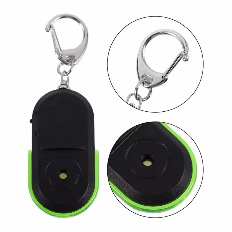 Thông Minh Tìm Định Vị Chống Mất Key Finder Keychain Còi Tiếng bíp Điều Khiển Âm Thanh LED Torch Xách Tay Chìa Khóa Xe Mini Finder