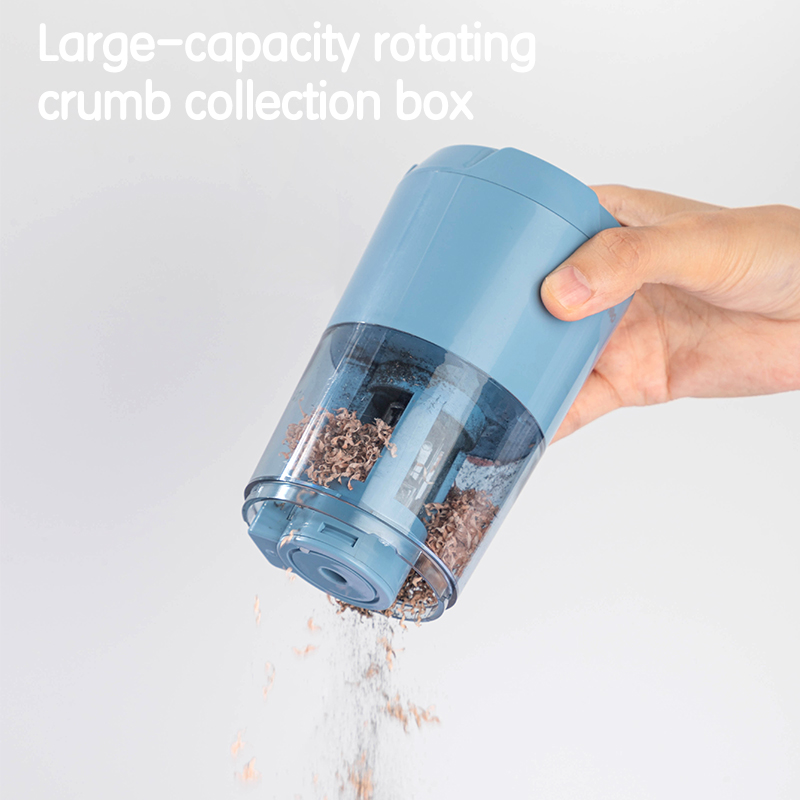 Deli Electric Pencil Sharpener Multi-Pen Dual Power Safety Protection Alloy Steel Roller Blade Pencil Sharpener School Supplies