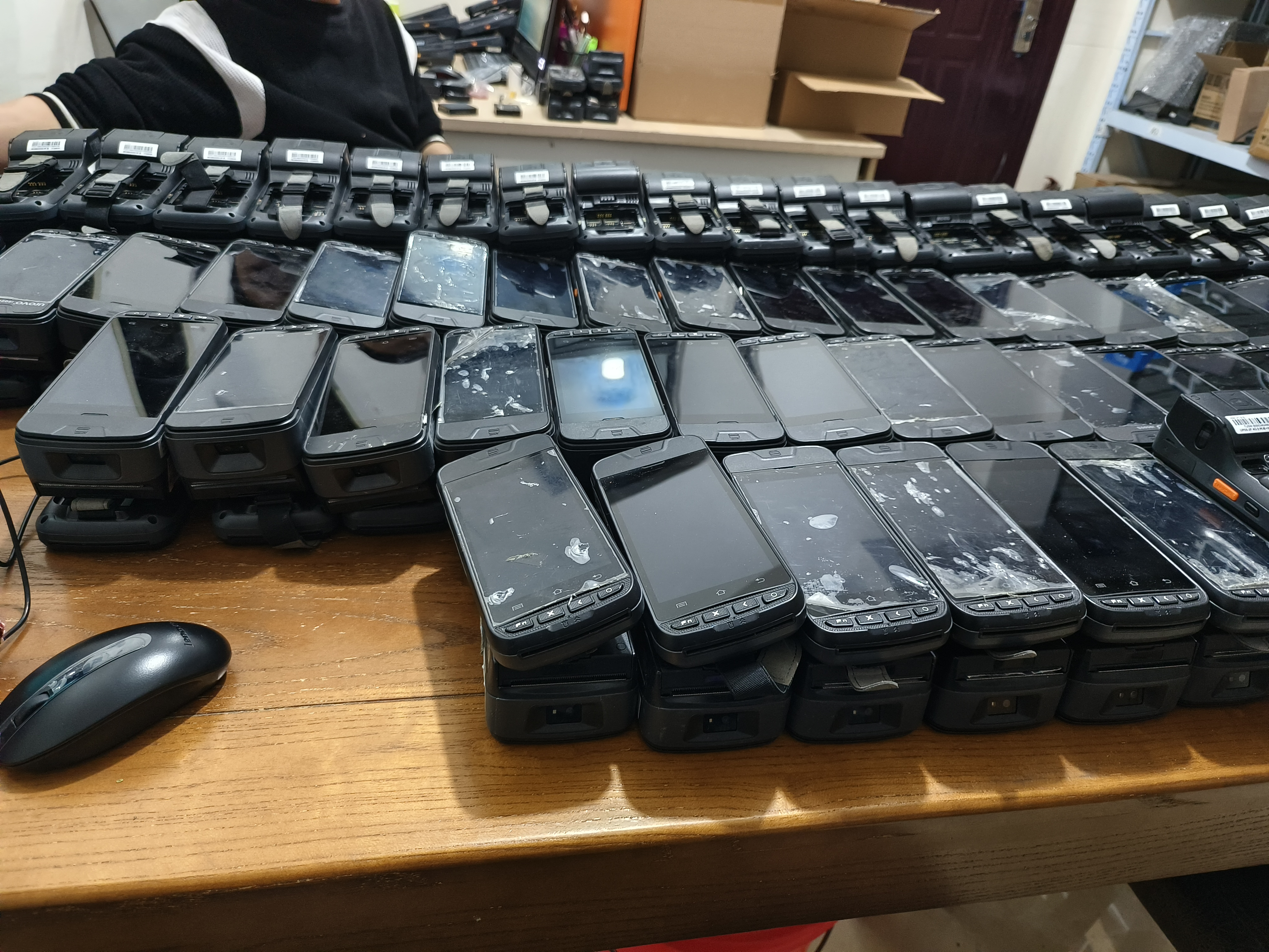 Urovo-Terminal de pago inteligente i9000S, dispositivo portátil con pantalla táctil de 5 pulgadas, Android 5,1, WCDMA, RF, 1 + 8 Ram, con impresora