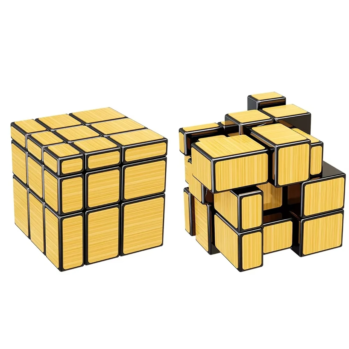 Cubo de espelho mágico ouro prata cubos de velocidade profissional quebra-cabeças speedcube brinquedos educativos para crianças adultos presentes