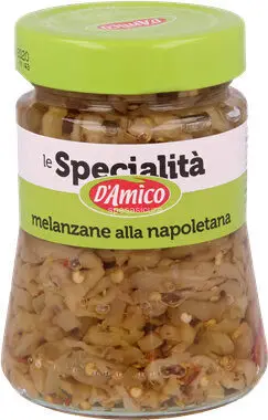 Aubergine in nea polita nischen melanzane ein filetti alla napoletana 280g-d'amico