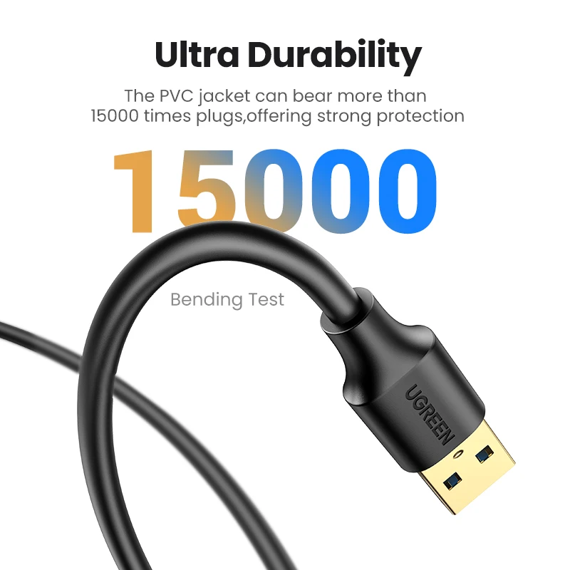 UGREEN Cáp Nối Dài USB 3.0 Cáp Dùng Cho Laptop Thông Minh Máy Tính, TV Xbox One SSD USB 3.0 2.0 Nối Dài Dây mini Nhanh Tốc Độ