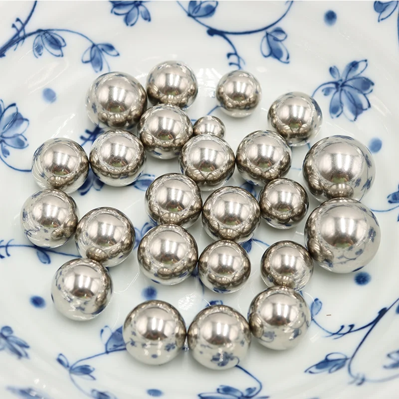 Bola sólida de acero inoxidable 304, diámetro de 0,4-30mm, rodamiento de precisión SUS, puentes de pellets pequeños de acero, bolas deslizantes redondas y lisas