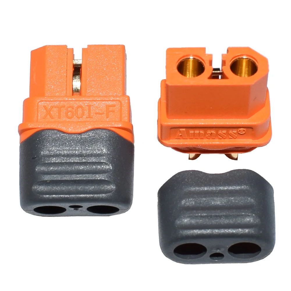 XT60i-f Amass serie xt60i con señal 2 + 1 conector de aviación chapado en oro de alta corriente conector macho hembra XT60IE-M XT60I-F