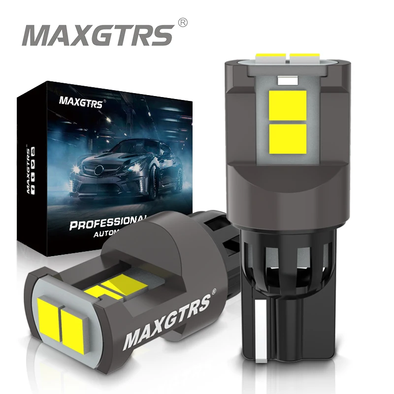 2x W5W 3080 SMD coche T10 LED 194 168 cuña reemplazo lámpara de Panel de instrumentos inverso bombillas blancas y azules para luces de liquidación