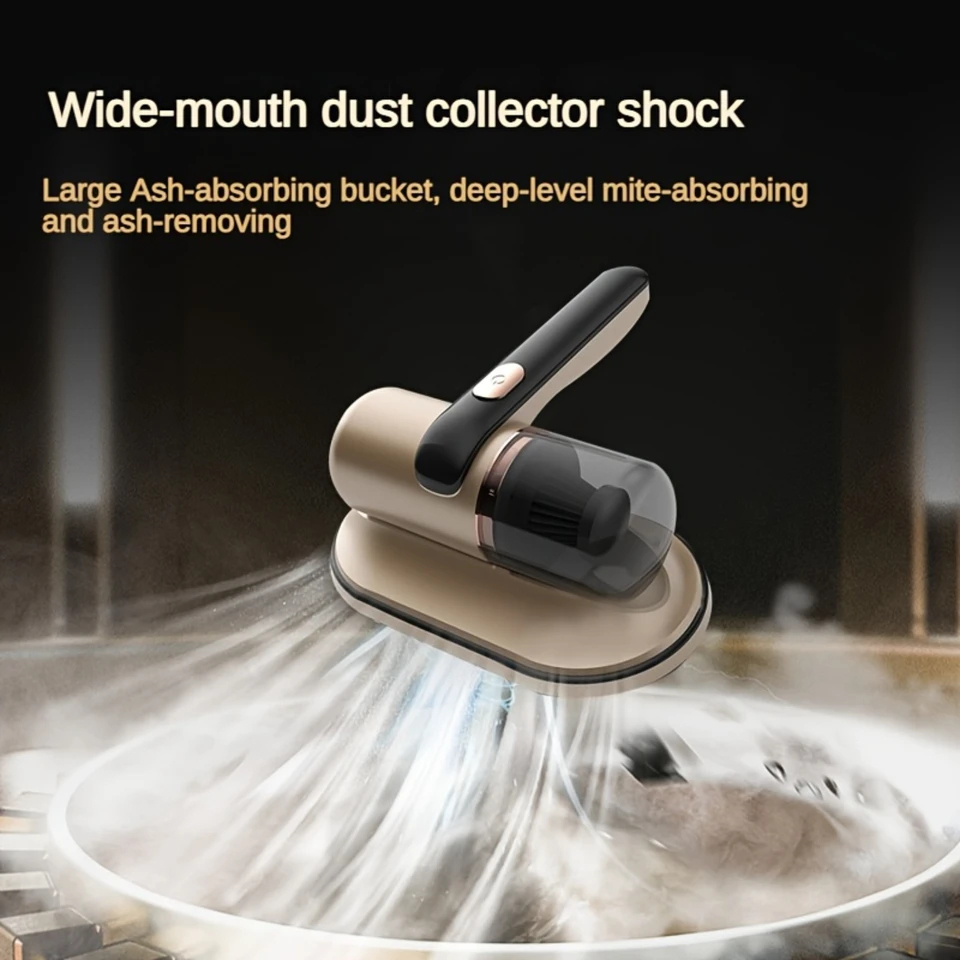 Household Mattress Vacuum Cleaner Ultraviolet Sterilization Machine Small Handheld Wireless Mite Remover USB Charging Portable