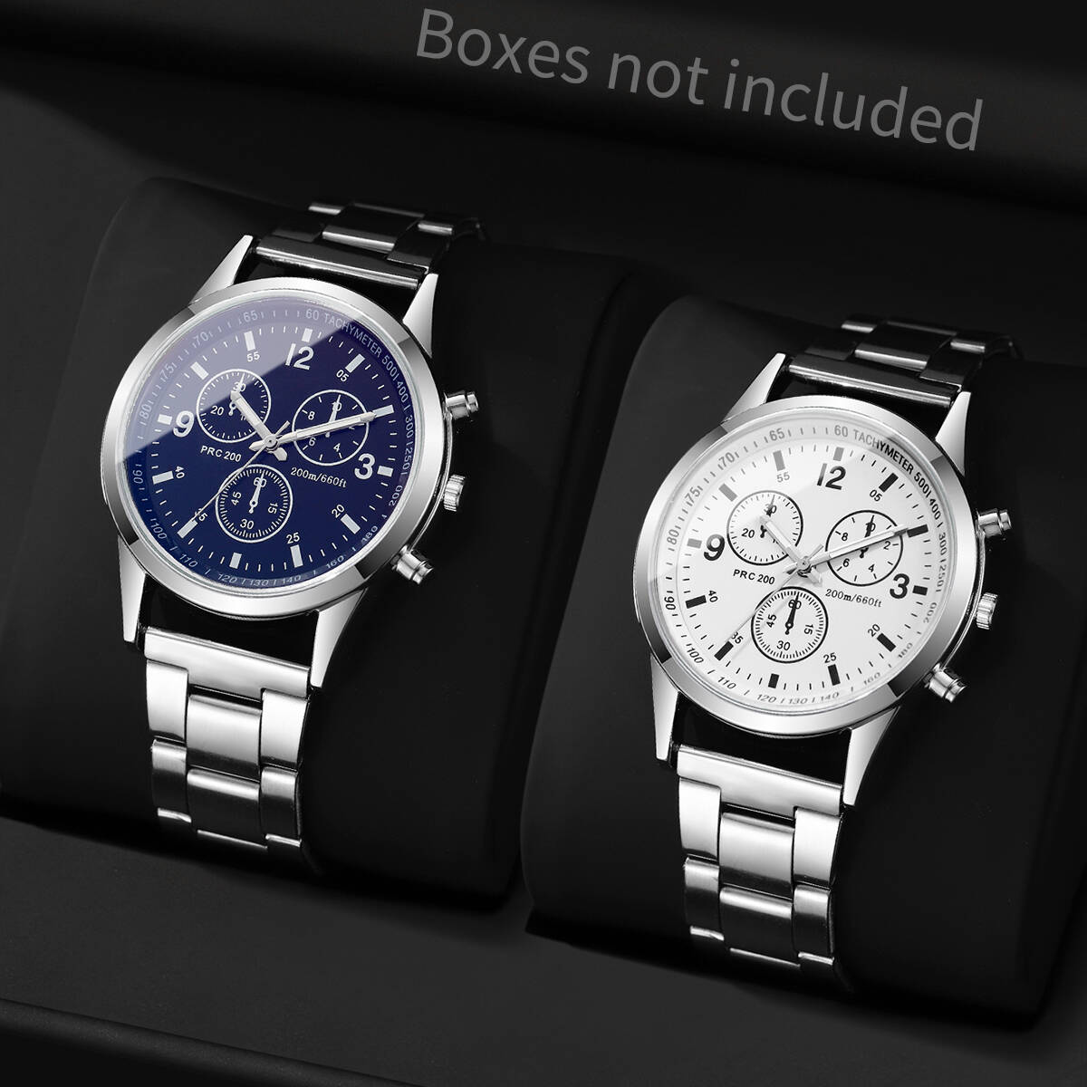 2 STUKS Mode heren Horloges Set Casual Analoge Quartz Business Horloge Mannen Horloge Reloj Hombre (Zonder Doos)