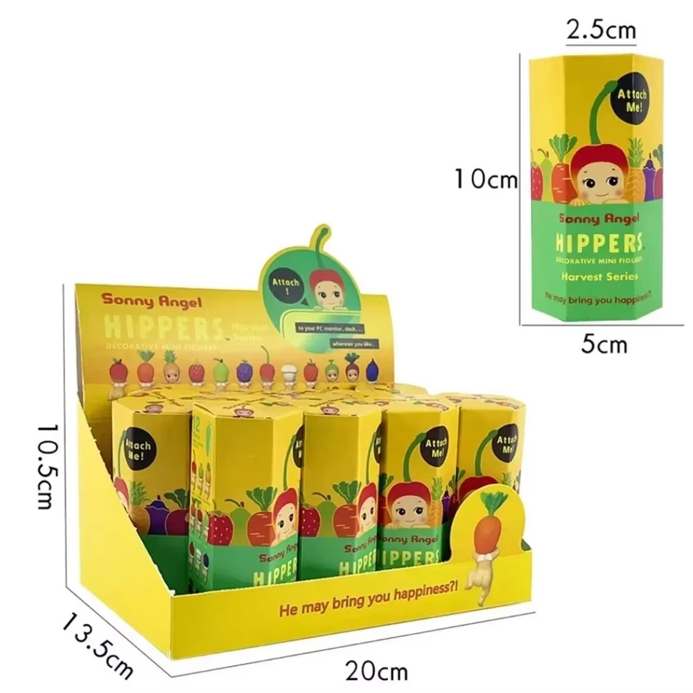 Anime Angel กล่องตาบอด Harvest Series ผลไม้และผักตัวเลขเครื่องประดับตุ๊กตาแฟนเด็กวันเกิด Surprise กล่องตาบอดของขวัญ