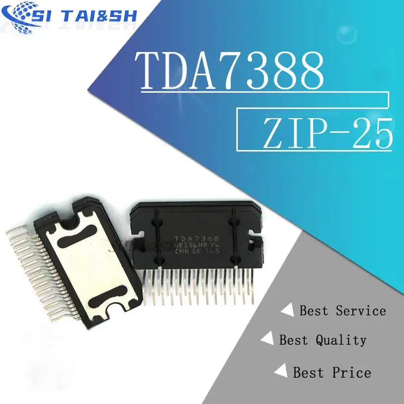 Si Tai & SH 2 uds TDA7388 ZIP25 TDA7388A ZIP 7388A ZIP-25 42W amplificador de radio de coche quad bridge sistema de datos nuevo y original