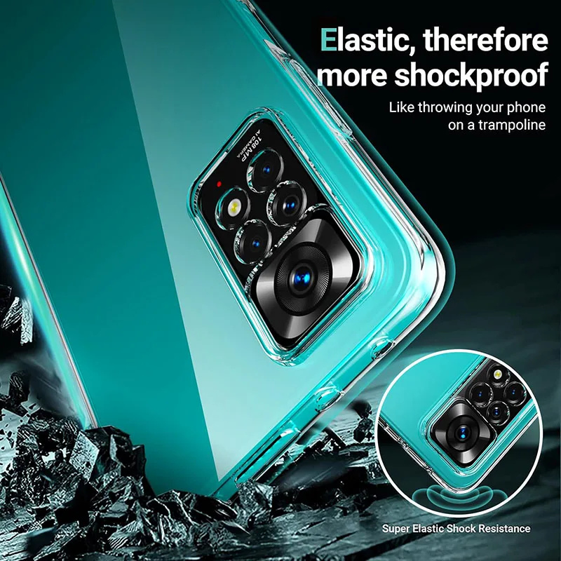 Funda de teléfono suave de silicona transparente para Xiaomi Redmi Note 11 10 9 Pro 11S 11T 10S 10T 9S 9T funda ultrafina para Redmi K50 K40 K30 Pro